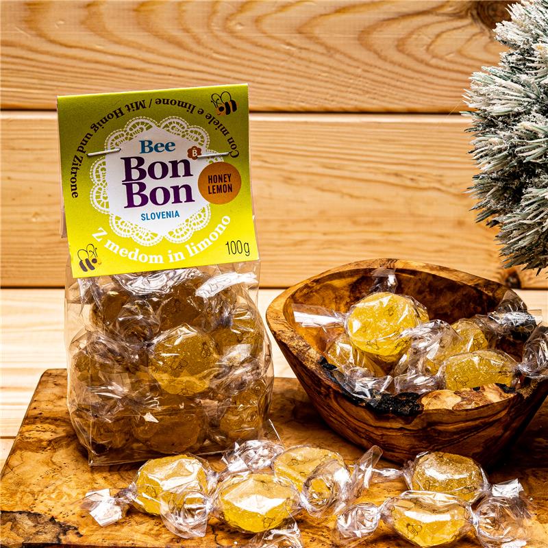Mehki bonboni z medom in limono, 100g